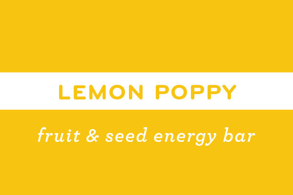 Lemon Poppy | Gluten Free Nut Free Vegan Energy Bar  - ommiesnacks.com